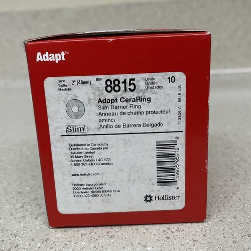 10 Hollister 8815 Adapt CeraRing Slim Absperrringe 2" Ablaufdatum 10/25