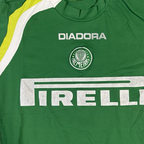 RARA MAGLIA CALCIO HOME PALMEIRAS 2004-2006 Med-Large? DIADORA #8 - Foto 3 di 11