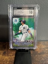 2023 Bowman Sights On September Anthony Volpe #SOS-14 Green Refractor /99