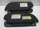 07-14 FORD EXPEDITION NAVIGATOR LEFT RIGHT SIDE SET LIGHT SUN VISOR BLACK OEM