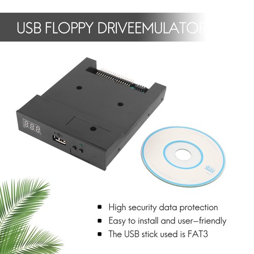 Version Sfr1M44-U100K Schwarz 3.5 1.44 Mb USB Ssd Diskettenlaufwerk Em6893 - Bild 5 von 8