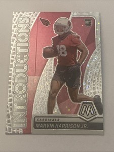 2024 Panini Mosaic Marvin Harrison Jr. Introductions No Huddle Prizm RC #3