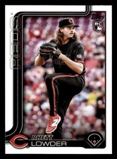 2025 Topps #205 Rhett Lowder Rookie Card Cincinnati Reds