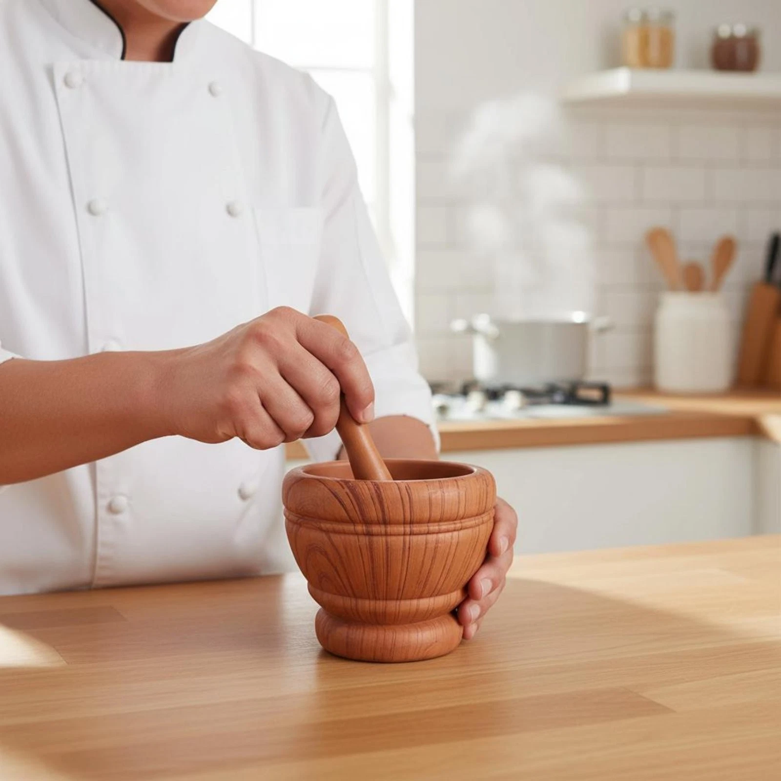 Garlic Grinding Bowl and Pestle Sturdy Seasoning Grinding Bowl Wear Resistant
Opens in a new window 