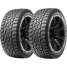(QTY 2) LT285/55R20 Venom Power Swamp Thing A/T 122/119Q LRE Black Wall Tires