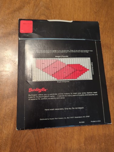 Vintage Burlington Small black swiss dot  pantyhose - Picture 4 of 7