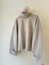 ASOS Beige Oversized Turtleneck Sweater – Brand New, Size L
