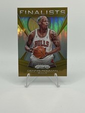 2024-25 Panini Prizm Deca Dennis Rodman Gold Finalists 10/10 #14 Bulls Legend