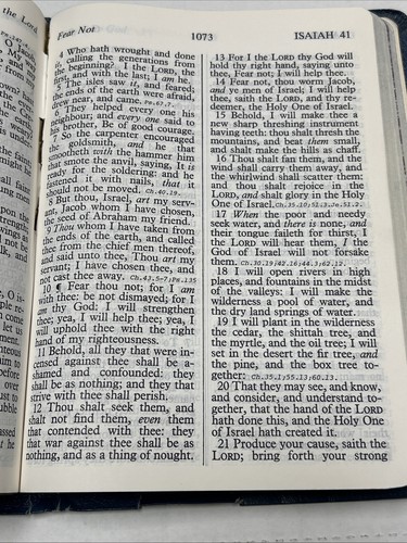 1975 Holy Bible King James Giant Print Jimmy Swaggart Blue Softcover Clean - Bild 14 von 22