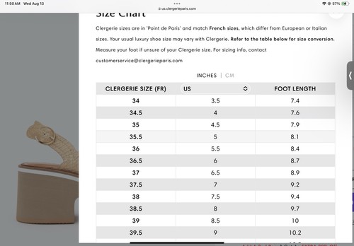 CLERGERIE PARIS  CALIXA, Nude shake effect iridescent lambskin, Beigesize 38.5, - Bild 5 von 5