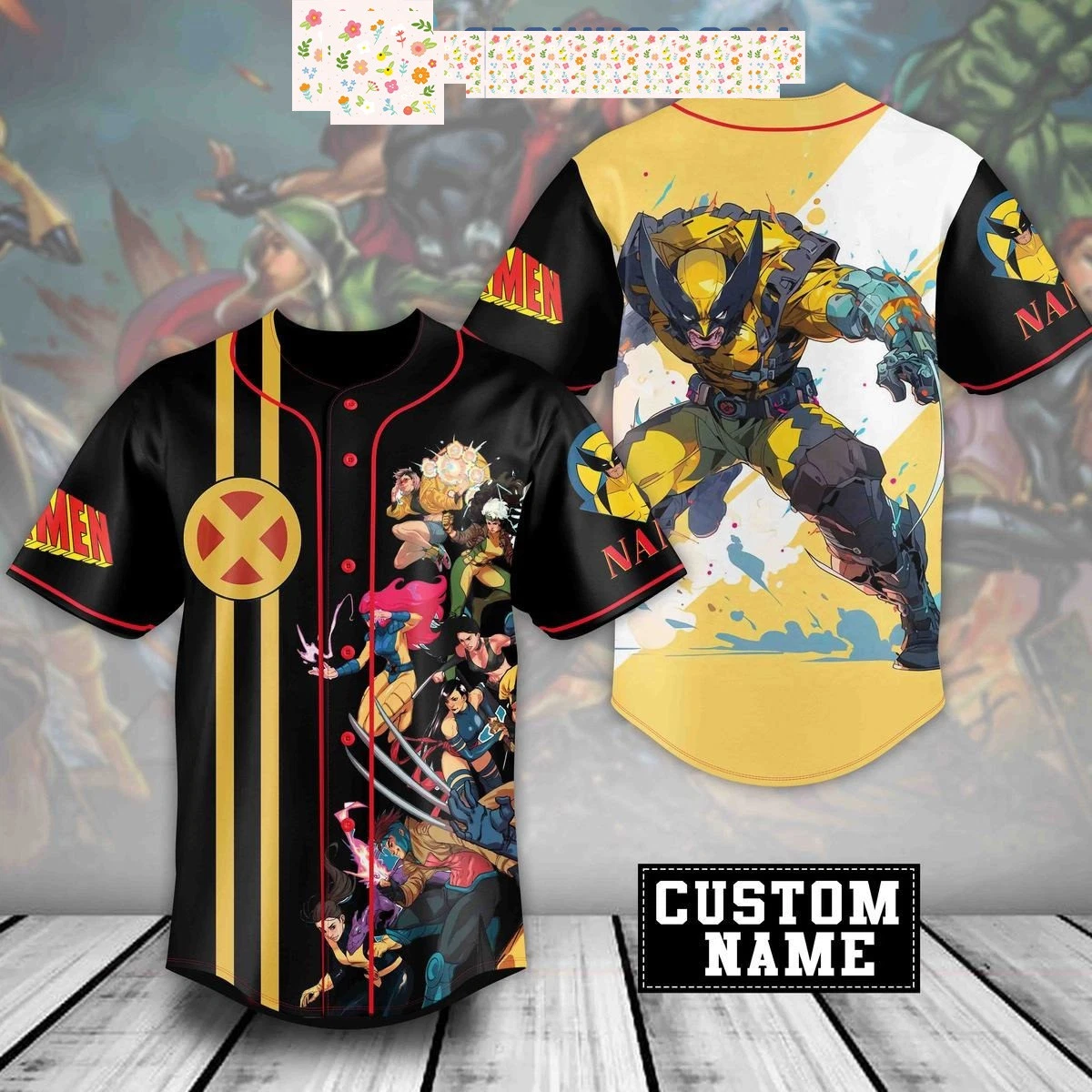 Wolverine X-Men 97 Fan Personalized Baseball Jersey