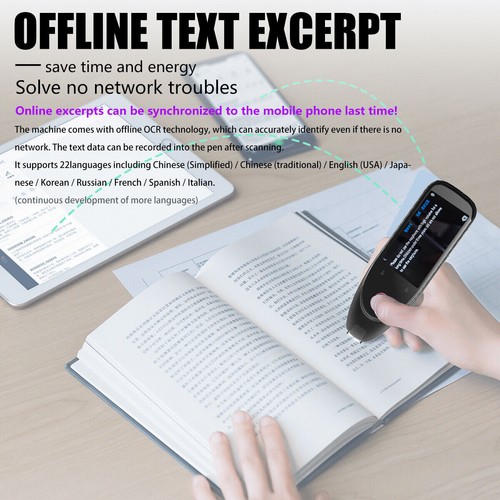 Smart Scan Photo Translation Pen Text Reading Pen 112 Language Translator Device - Picture 8 of 19
