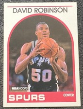 1989/90 NBA HOOPS DAVID ROBINSON (SAN ANTONIO SPURS) RC #310 NM?MT