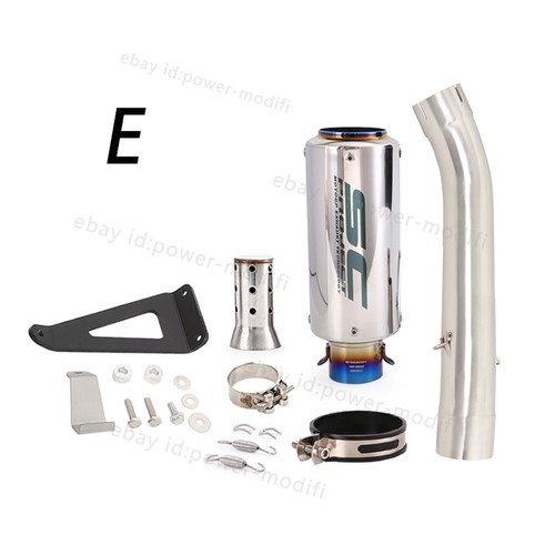Puntas de escape silenciador de 60 mm deslizables tubo medio para Aprilia Tuono 1100 V4 2017-2020 - Imagen 9 de 12