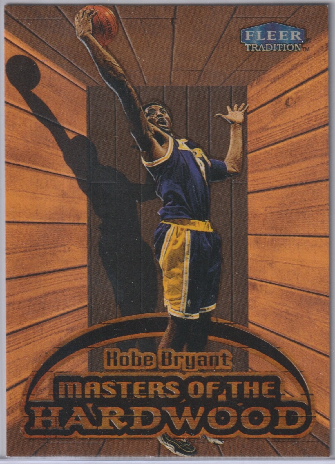 1999 Fleer Tradition KOBE BRYANT Masters Of The Hardwood #3MH