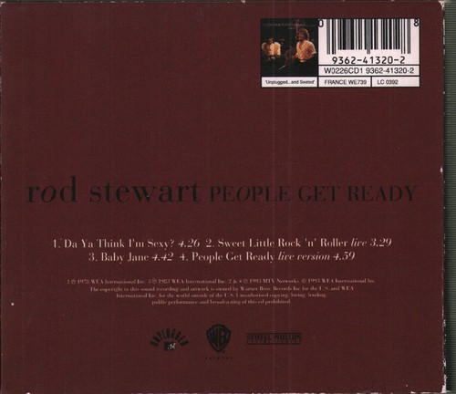 Rod Stewart People Get Ready CD Europa Warner Bros. 1993 In Nummeriertem Foldout - Bild 2 von 2