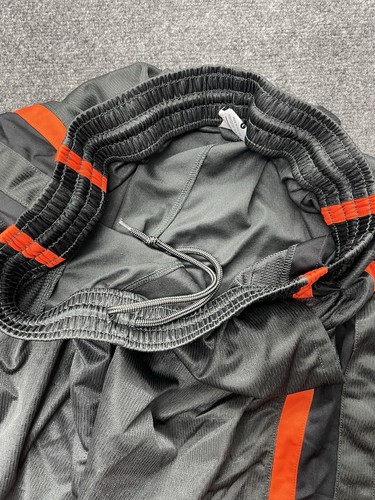 Pantalones Cortos Nike Para Hombre Grandes Naranja Gris Dri-FIT Rendimiento Atlético Baloncesto Gimnasio - Imagen 8 de 12