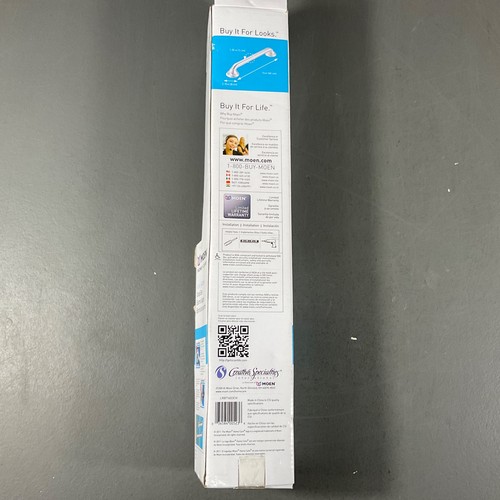 Moen Home Care Designer Elite 16" x 1-1/4" Screw Grab Bar Chrome - LR8716D3CH - Picture 6 of 24