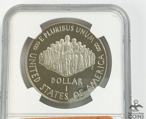 Lot of 2: 1987 US $1 Silver Coins U.S. Constitution NGC MS70 & PF70 Ultra Cameo - Picture 4 of 6