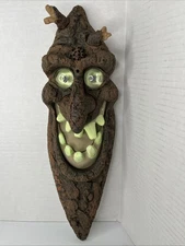 2003 Sun Hill Spooky Tree Hanging screaming Mask Works VIDEO 14”