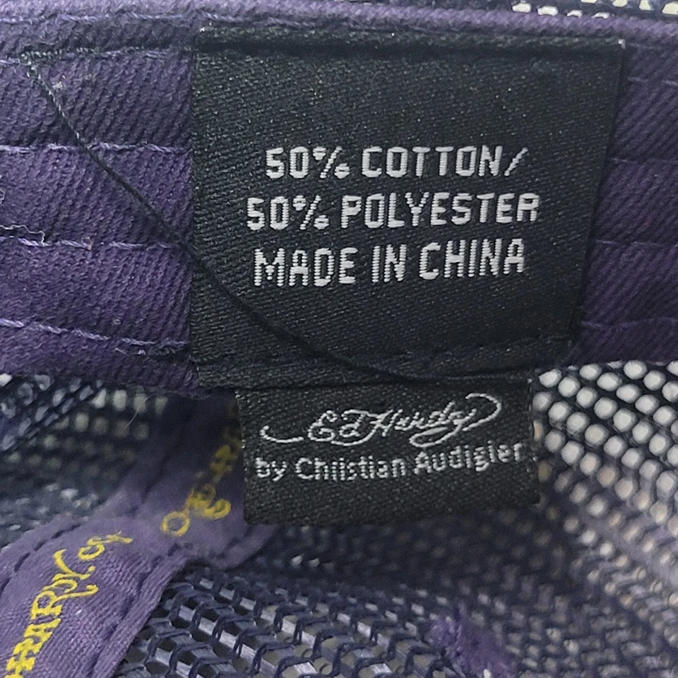 De Colección Ed Hardy Y Christian Audigier Tatuaje Arte Tigre Snap Back Sombrero Foto 2 de 4