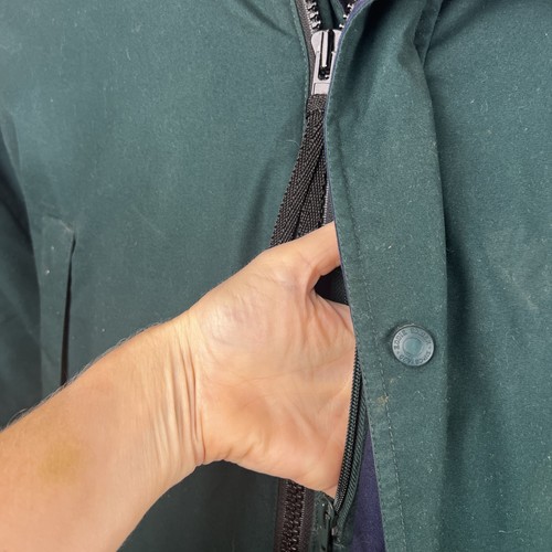 Eddie Bauer Cappotto Giacca X-Large Uomo Verde Good Down Ridge Line - Foto 4 di 14
