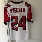 Devonta Freeman Signed Atlanta White Football Jersey (Beckett) XL — photo 1