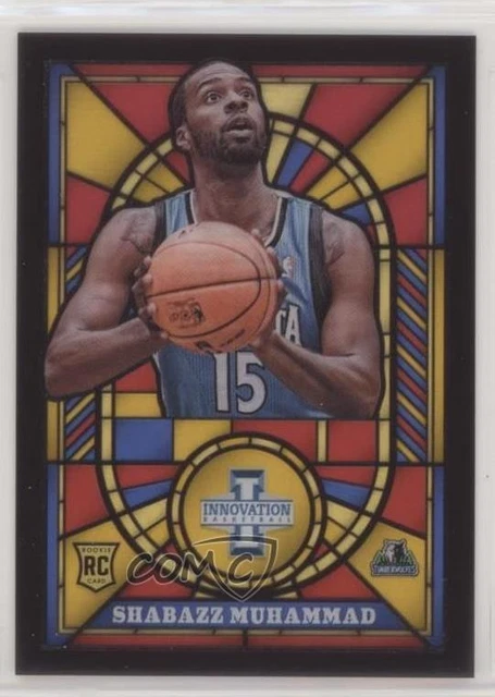 2013-14 Panini Innovation Rookie Stained Glass Gold Shabazz Muhammad #23 RC 5y7