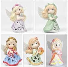 Precious Moments Angel Girl Led Light Collectible Ceramic Ornament