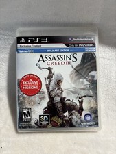 Assassin's Creed III Walmart Edition PS3 PlayStation 3 AD Complete CIB  -