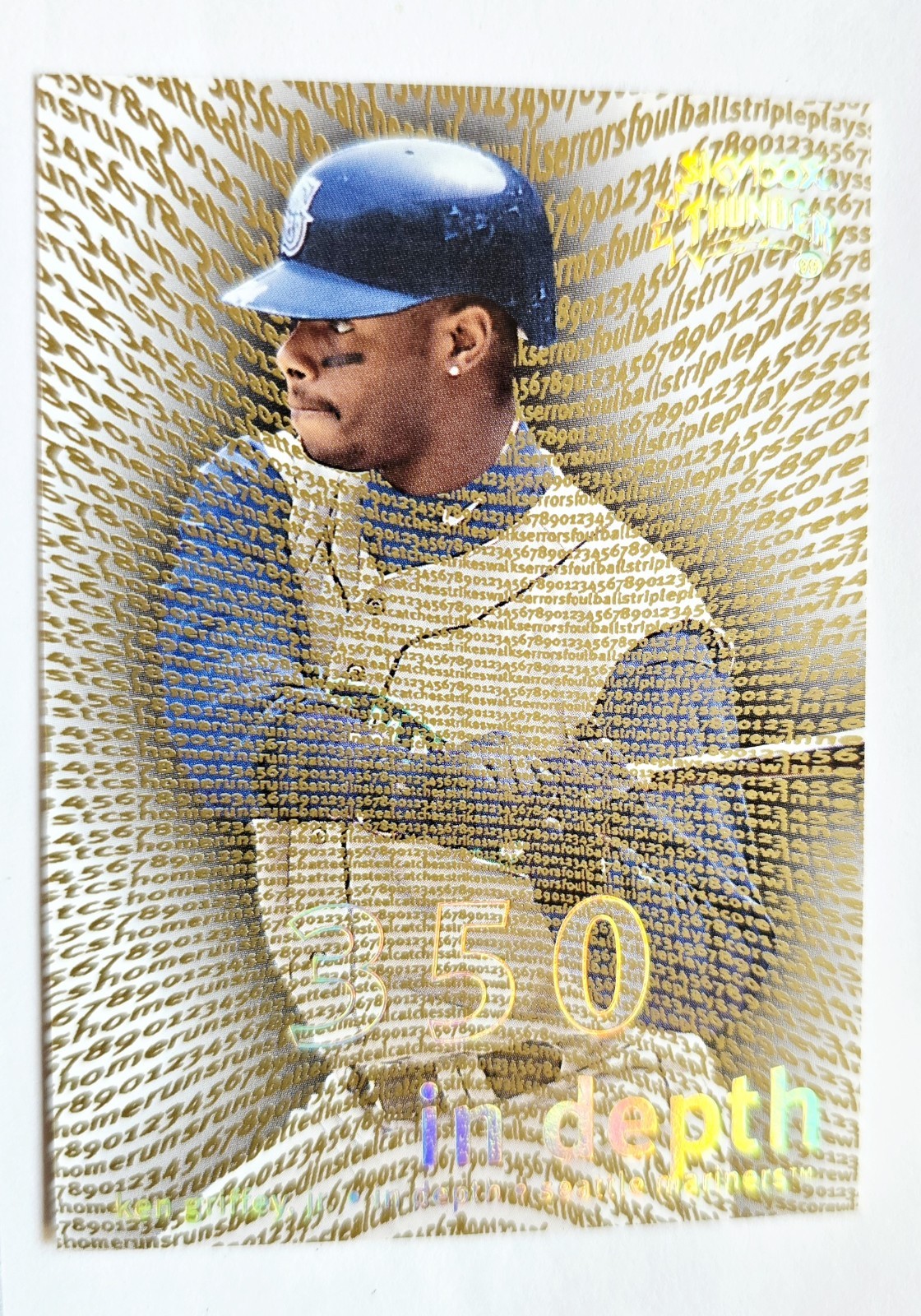 MINT-NM 1999 SKYBOX THUNDER IN DEPTH KEN GRIFFEY JR #5 INSERT