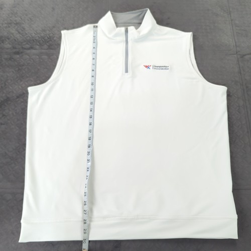Peter Millar Golf Vest Championship at Mayakoba Pullover 1/4 Zip Men 2XL - 第 8/11 張圖片