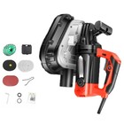 Three Heads Dustless Grinder Triangle Floor Grinding Edge Concrete Grinder 2450W