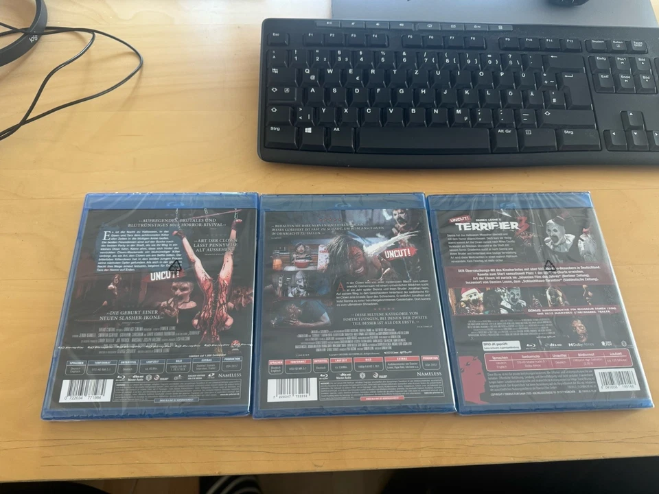 Terrifier Trilogie uNcut Blu ray - Bild 2 von 2