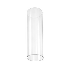 3.4"ID 3.5"OD Polycarbonate Round Tube 14"H Plastic Pipe Rigid