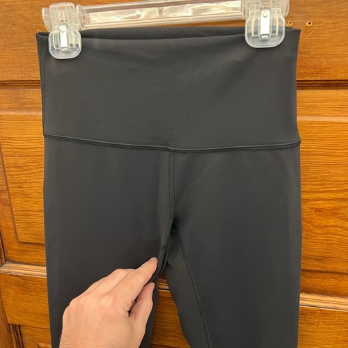 Lululemon Größe 4 Wunder Train hoch geschnittene Damen-Tight 25" 98 $ schwarz Activewear - Bild 7 von 16