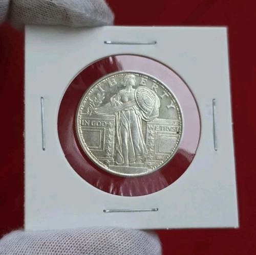 Standing Liberty Quarter Design - 1/4 troy oz .999 Fine Silver Round Coin Bar