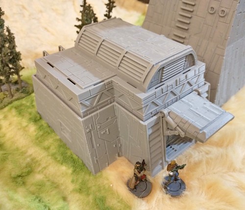 Imperial Supply Depot 28mm Sci-fi Terrain 40K Star Wars Legion Shatterpoint - Picture 2 of 12