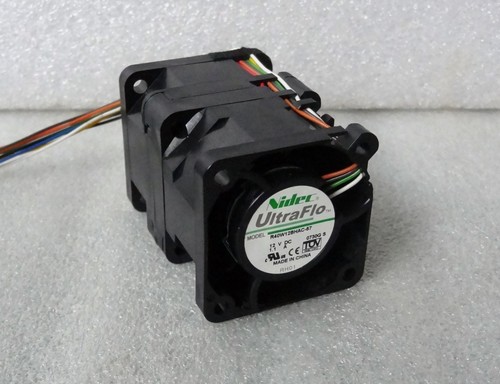 NEW Nidec UltraFlo 40mm x 56mm Fan 12V 8 Wire Bare Leads 40x56mm R40W12BHAC-57 - Picture 2 of 7