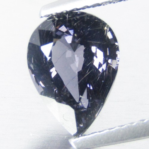 2.68Cts Genuino Raro Color Púrpura Espinela Natural Bonita Forma de Pera Colección ¡Gema! - Imagen 4 de 4