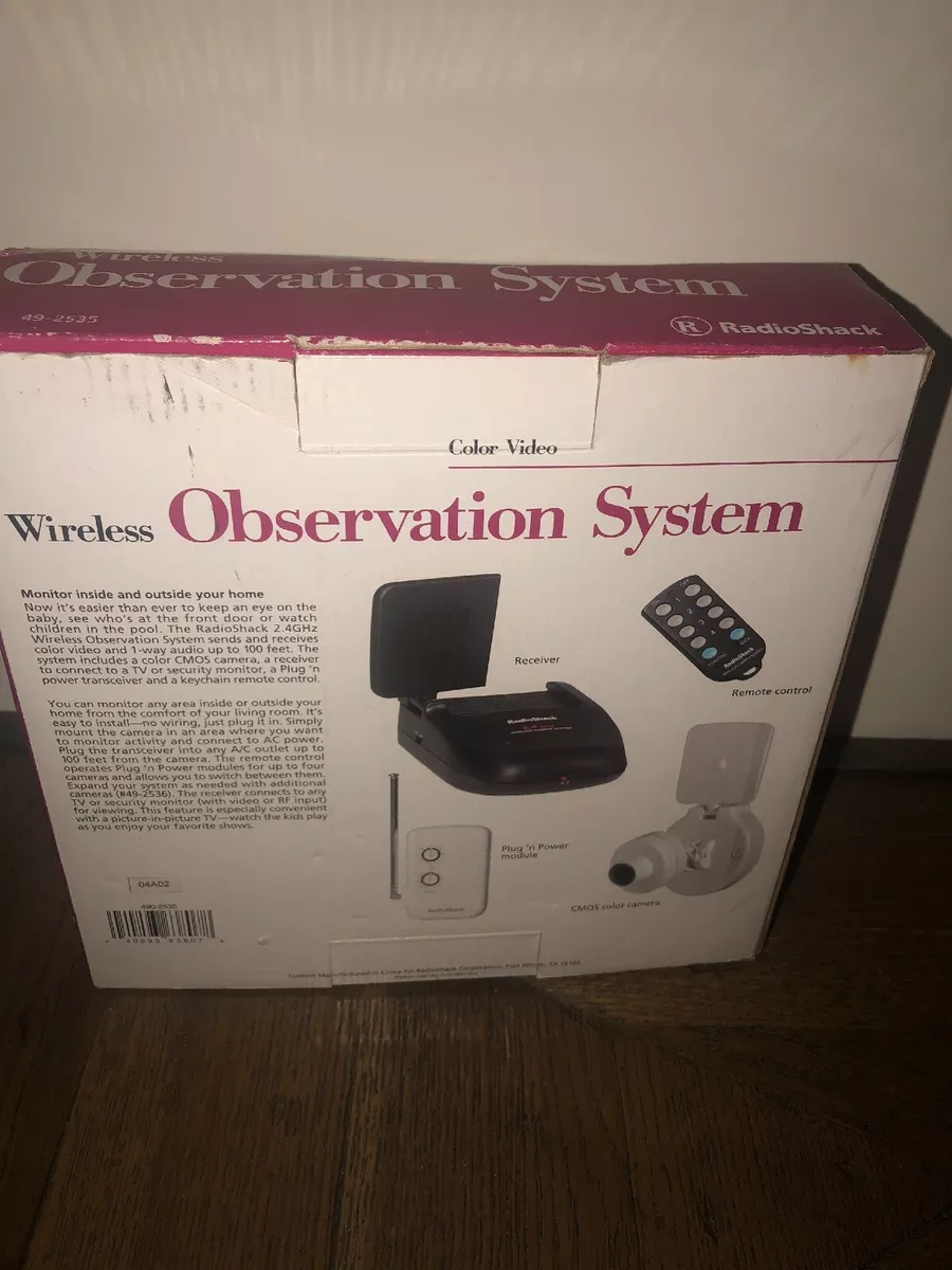Radio shack surveillance cameras sales