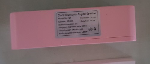 Digital Dual Alarm Clock FM Radio Wireless Bluetooth Speaker TFcard Playback - Picture 5 of 8