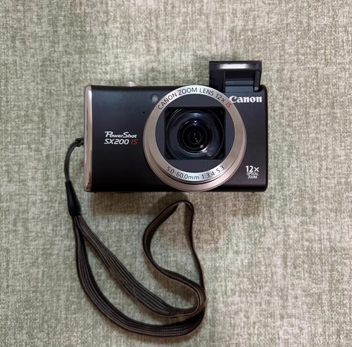 Canon PowerShot SX200 IS 12.1MP Compact 12x Optical Zoom Digital Camera NEW 90% - Picture 7 of 18