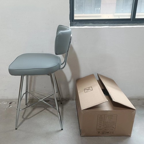 26" Swivel Counter Height Bar Stools Set of 2 Leather Kitchen Stools--Used - Picture 23 of 31