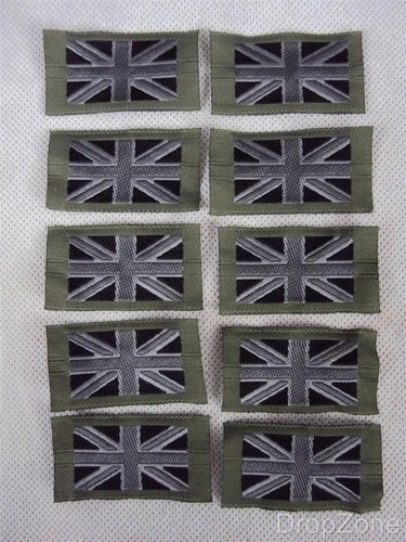 5 x Pairs British Military Army TRF Union Jack Badges Patches, 3 Colours - Picture 4 of 6