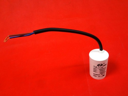 CBB60 Appliance Motor Run Start Capacitor Wire Lead 14uF 400V/450V/500V (G76A) - Picture 3 of 7