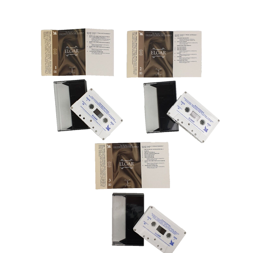 Sir Edward Elgar - Elgar Box Set Cassette Tapes x 3, 1993, Classical, 48 Tracks - Picture 3 of 6