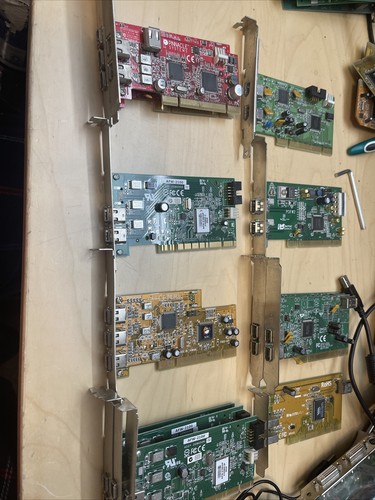 Lot Of 12 Adaptec , SIIG Pinnacle Mix Lot Firewire Controller Card 2-3 Ports - Picture 1 of 10