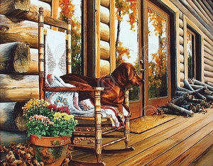 Along the North Ridge Linda Daniels Animal Wildlife Bear Print Poster 11x14