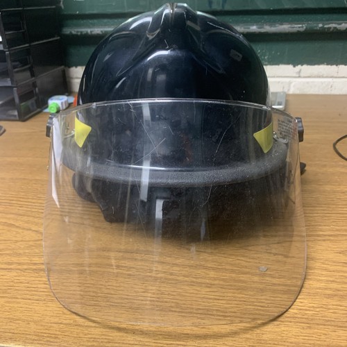FIREMEN'S HELMET W/shield BULLARD MODEL LT SERIES SIZE 6-1/2"-8" b2 - Picture 1 of 12